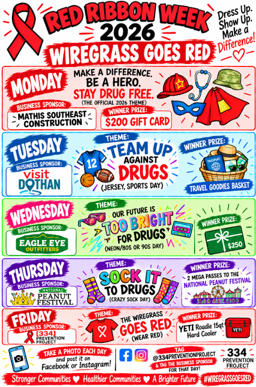Copy of Red Ribbon Dress Up Days; October 23-31