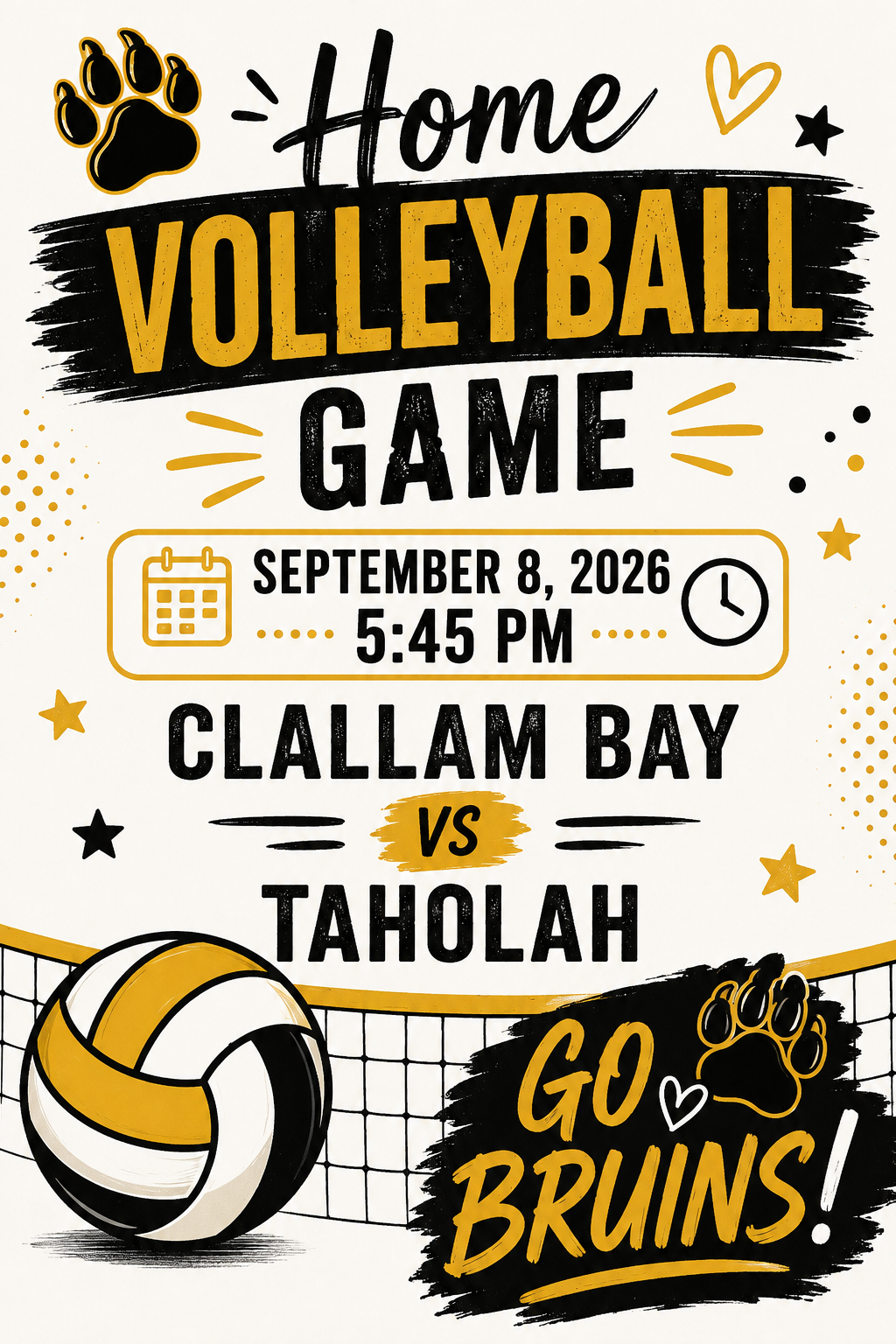 Home Volleyball Game