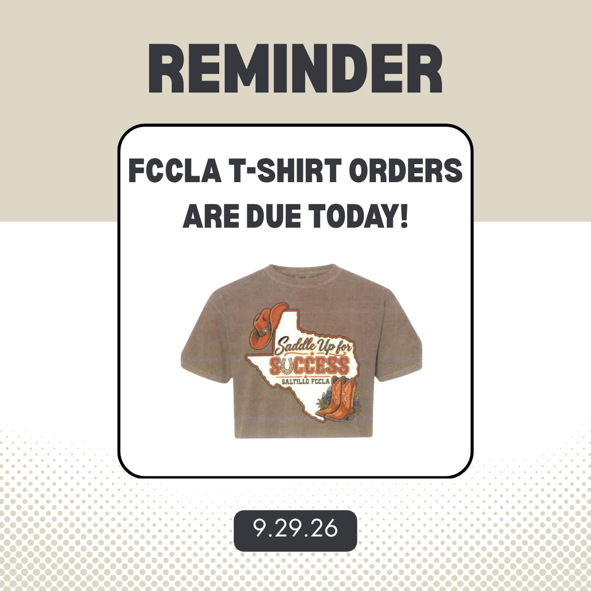FCCLA Shirts