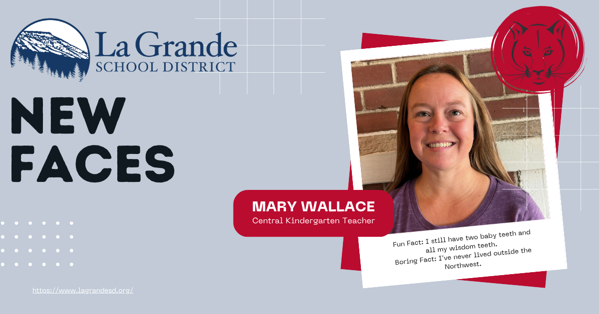 We welcome Mary Wallace, Kindergarten teacher, to Central Elementary School!