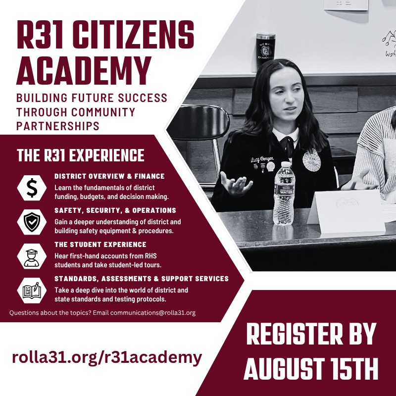 Last Call for the R31 Citizens Academy!