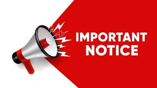 Notice Regarding the Start of School