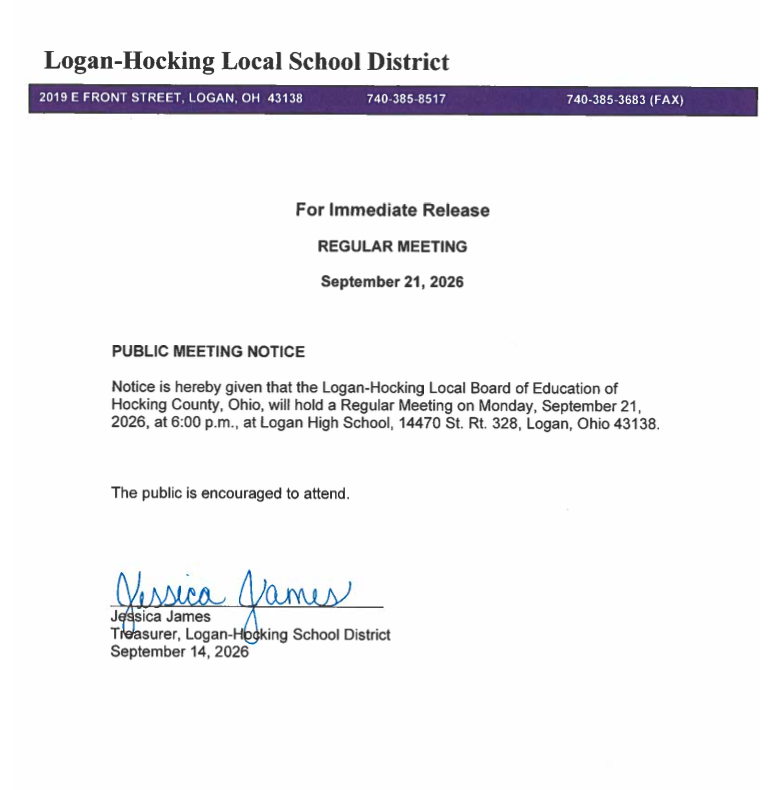 PUBLIC MEETING NOTICE