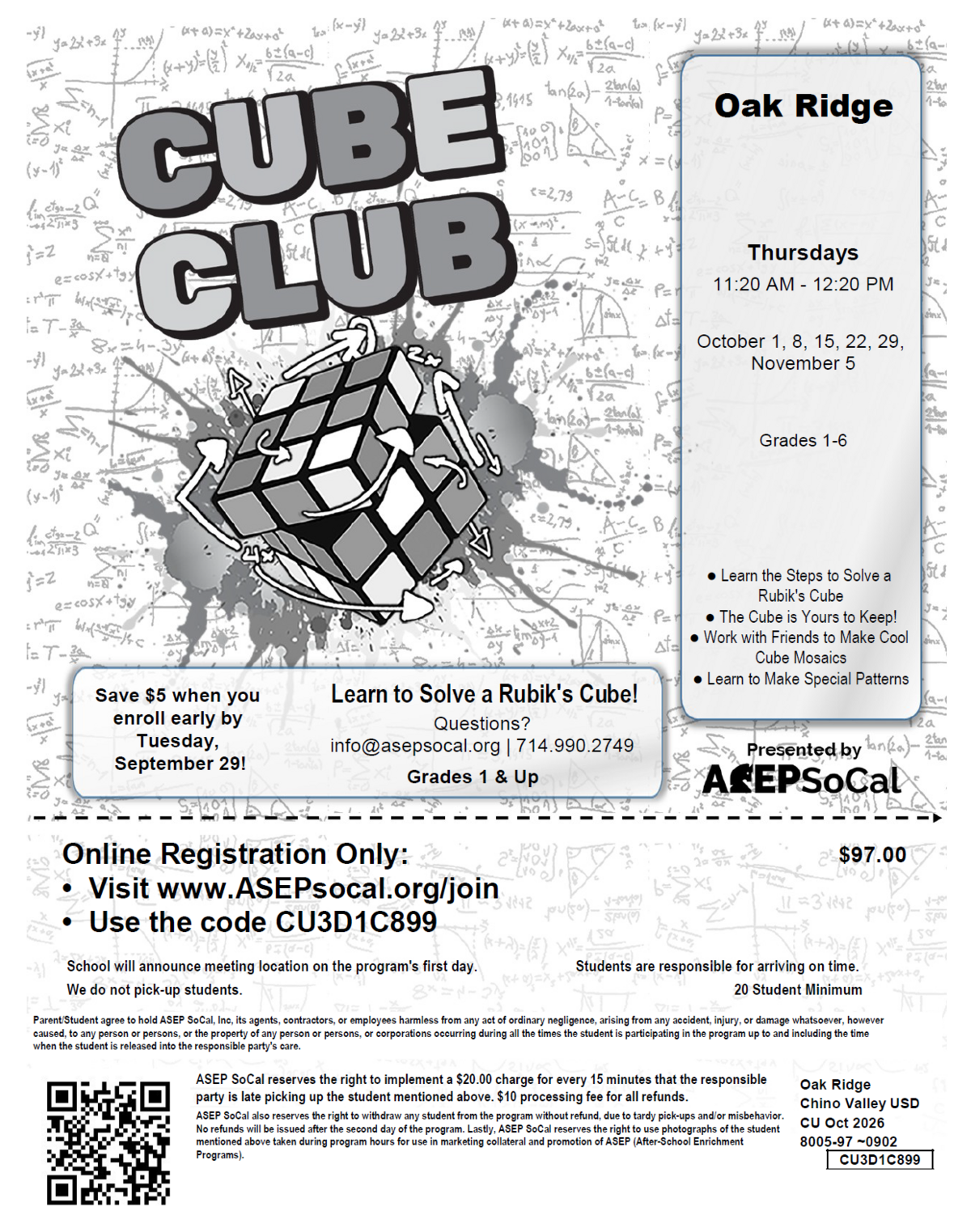 Cube Club - After School Program