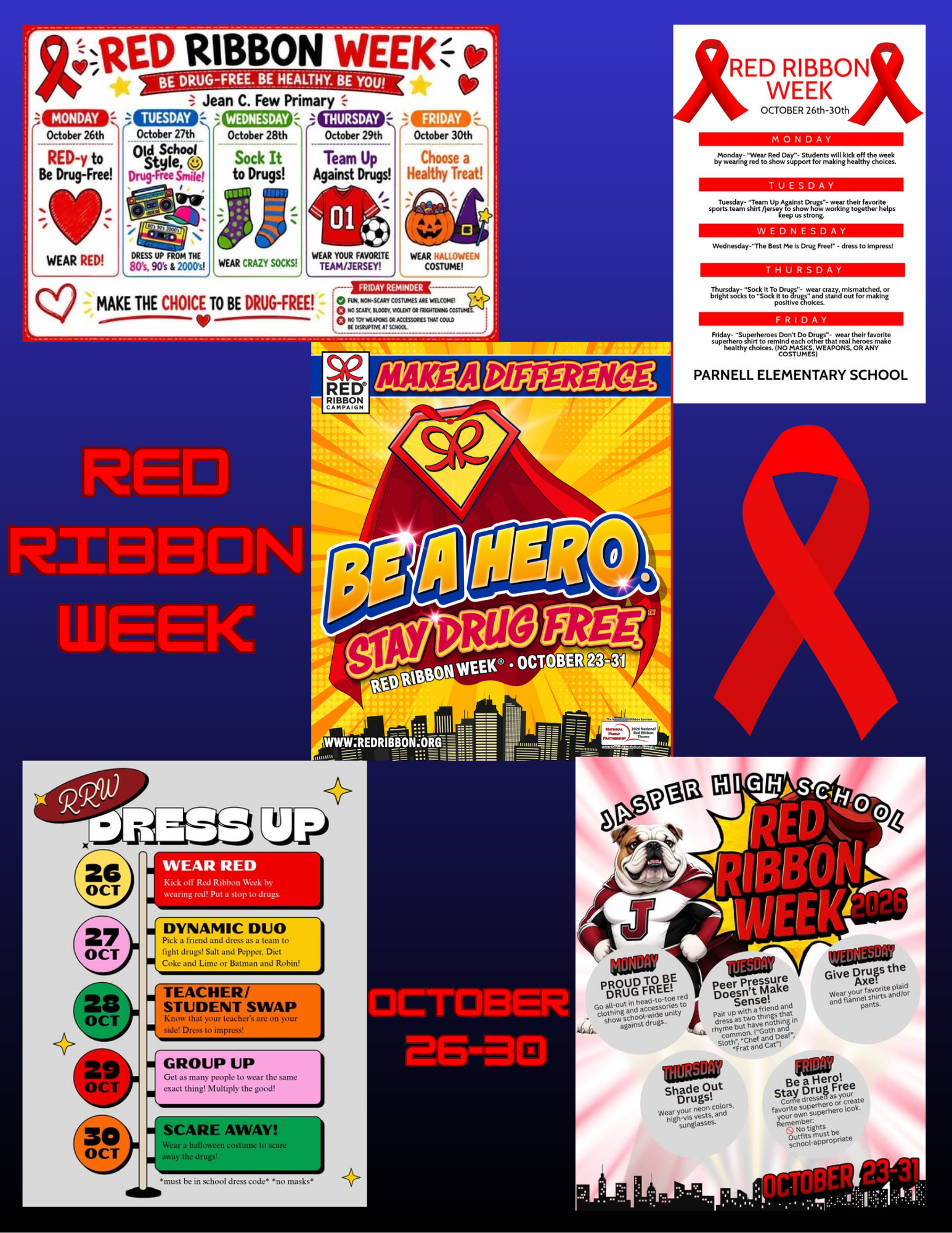 Red Ribbon Week October 26-30