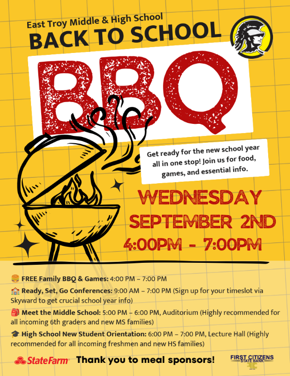 Back-to-School BBQ!