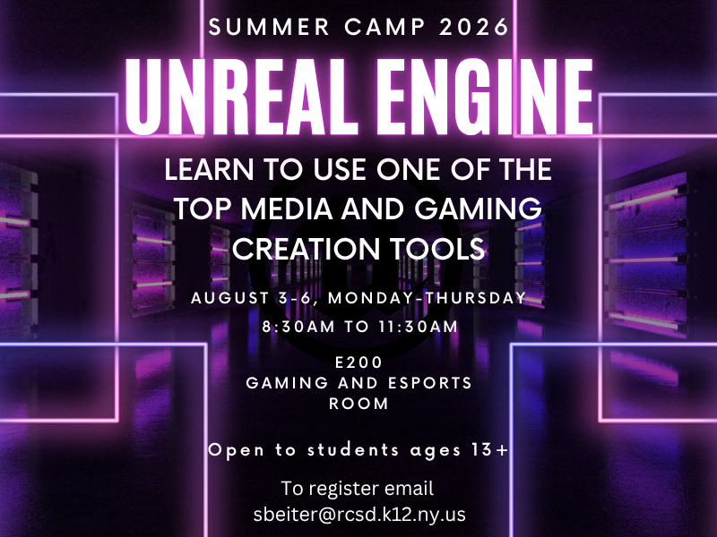 Summer Camp 2026: Learn Unreal Engine Game Design