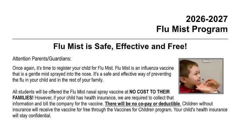 26-27 Flu Mist 