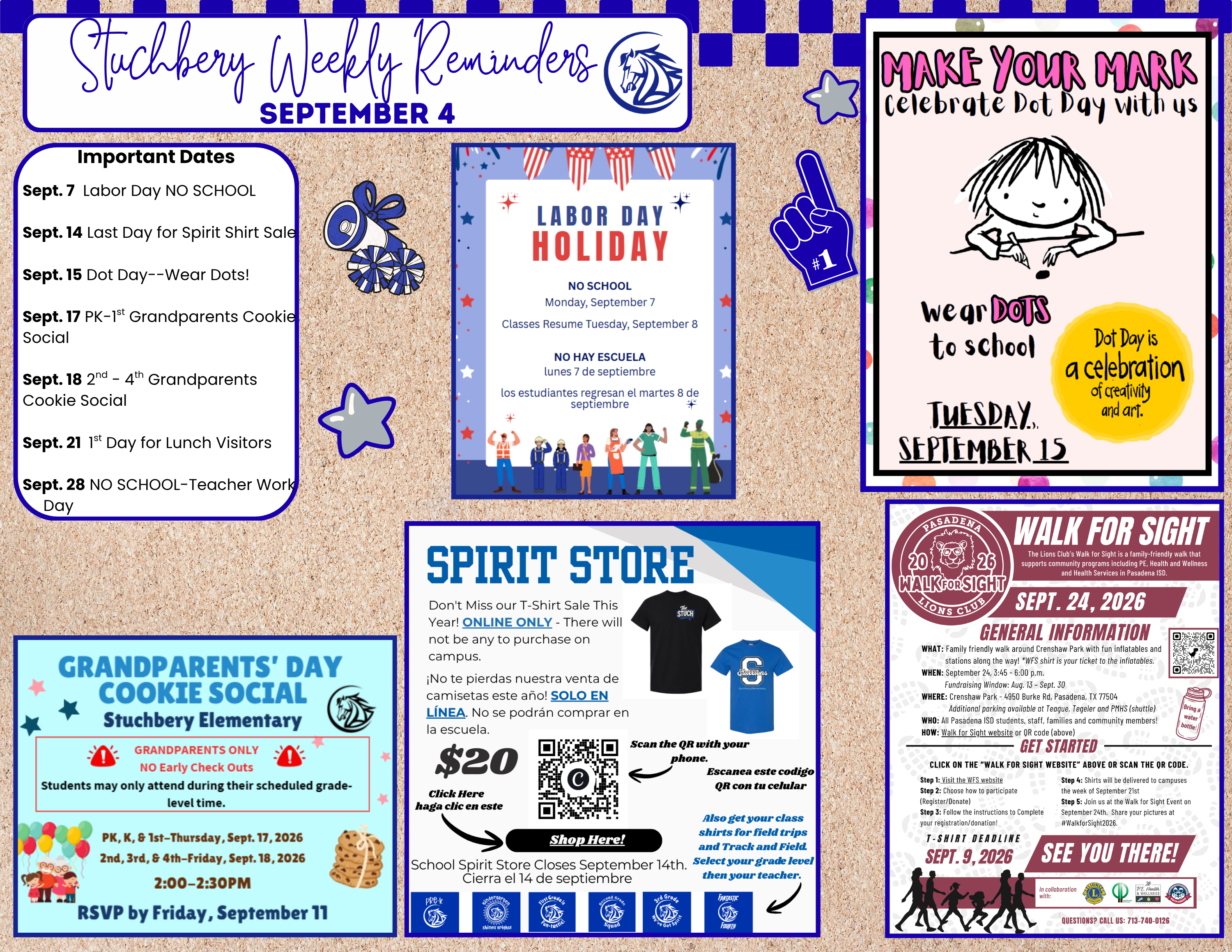 Stallion Weekly Reminders Sept. 4
