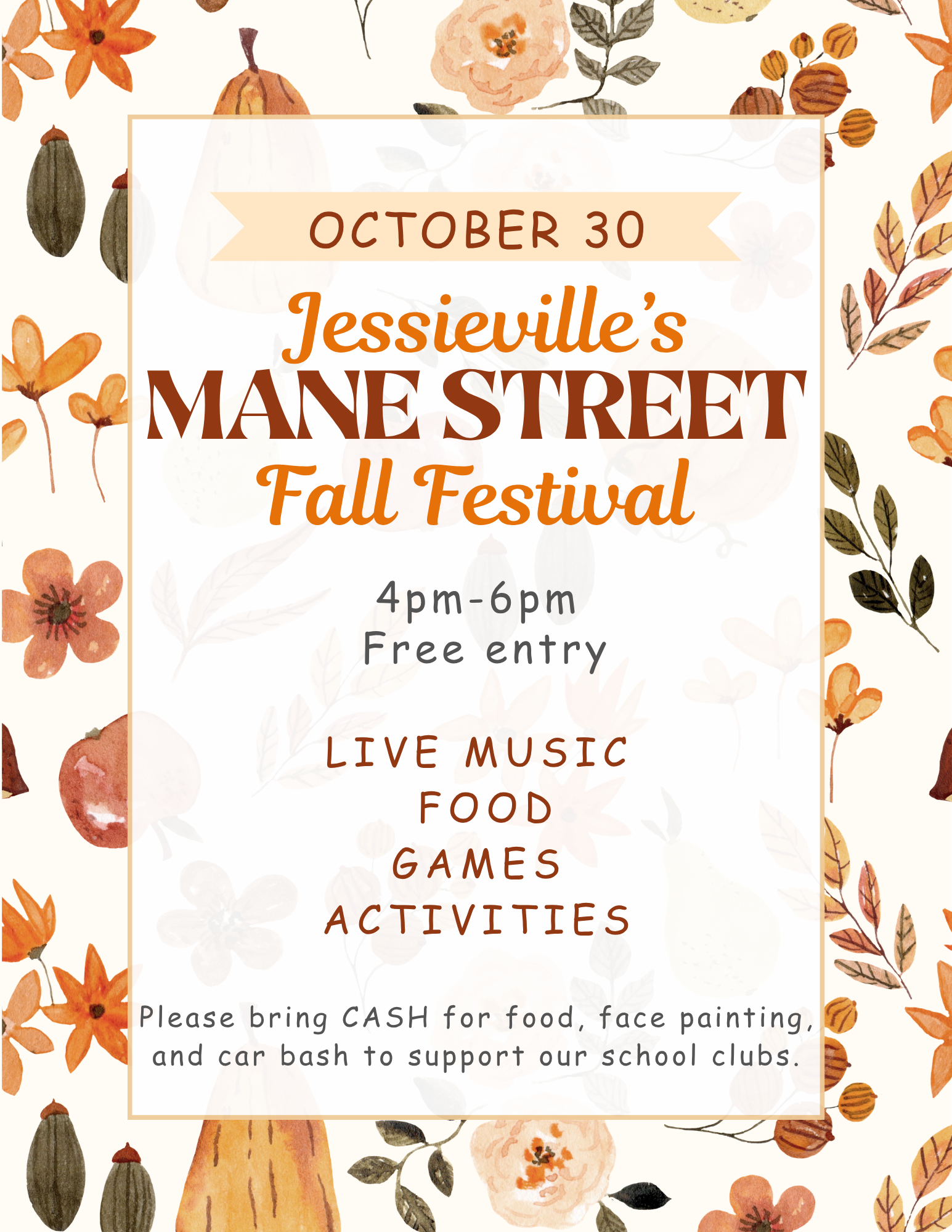Fall Festival 10/30/26