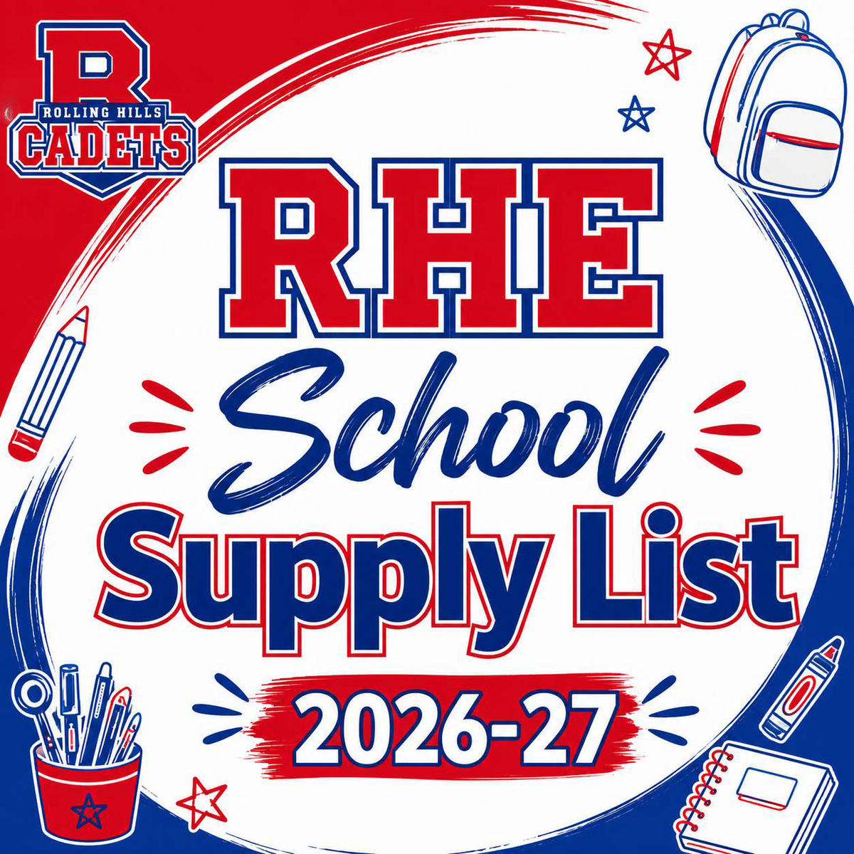 📚 School Supply List Available! ✏️🎒