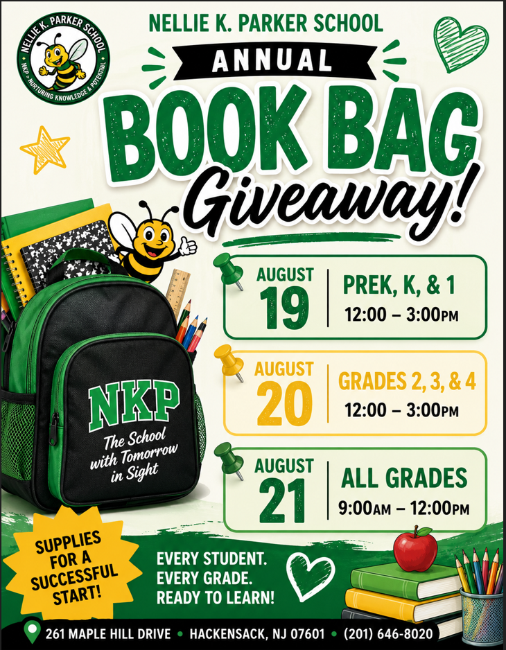 NKP Book Bag Giveaway 2026