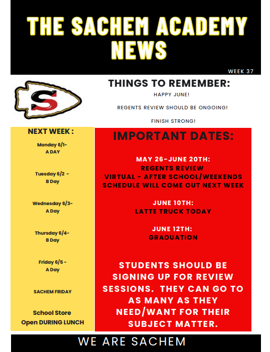 Academy News: Week 37