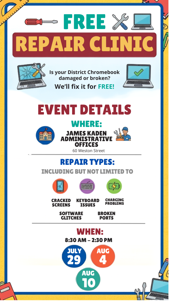 Free Chromebook Repair Clinic