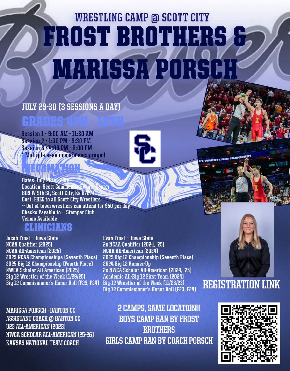 SCHS Wrestling Camp