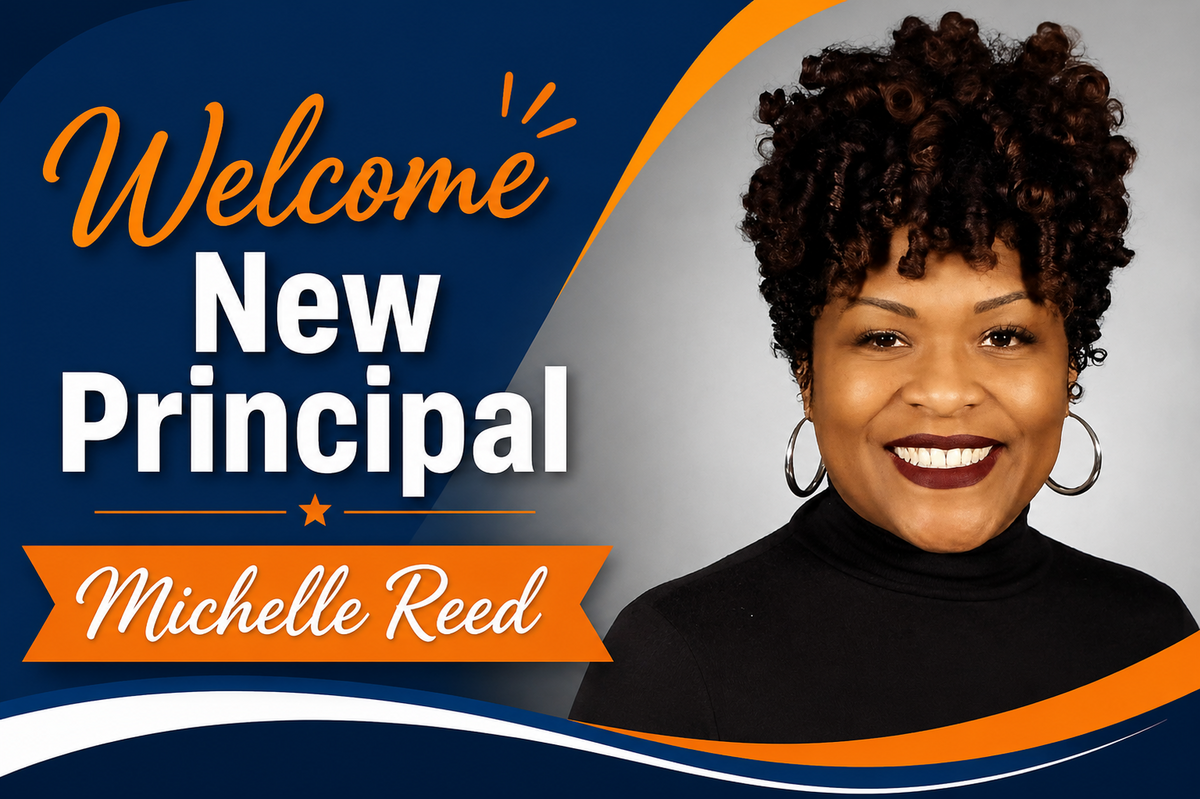 WELCOME MS. REED - NEW PRINCIPAL