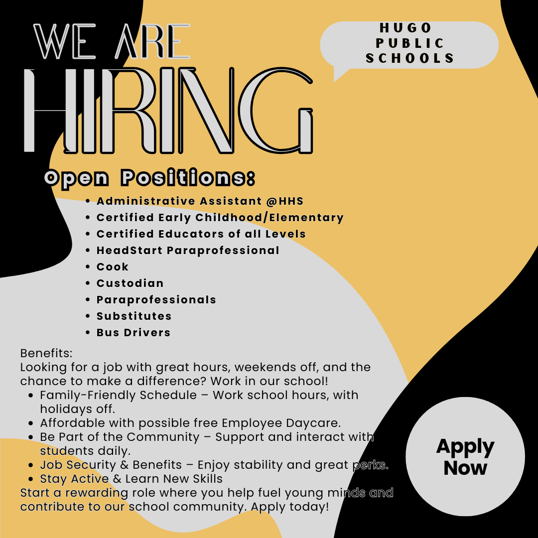 We are Hiring! 7.21.2026