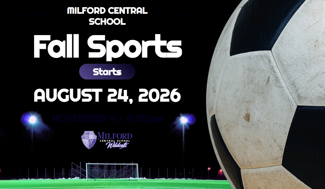 Fall Sports Starts August 24, 2026