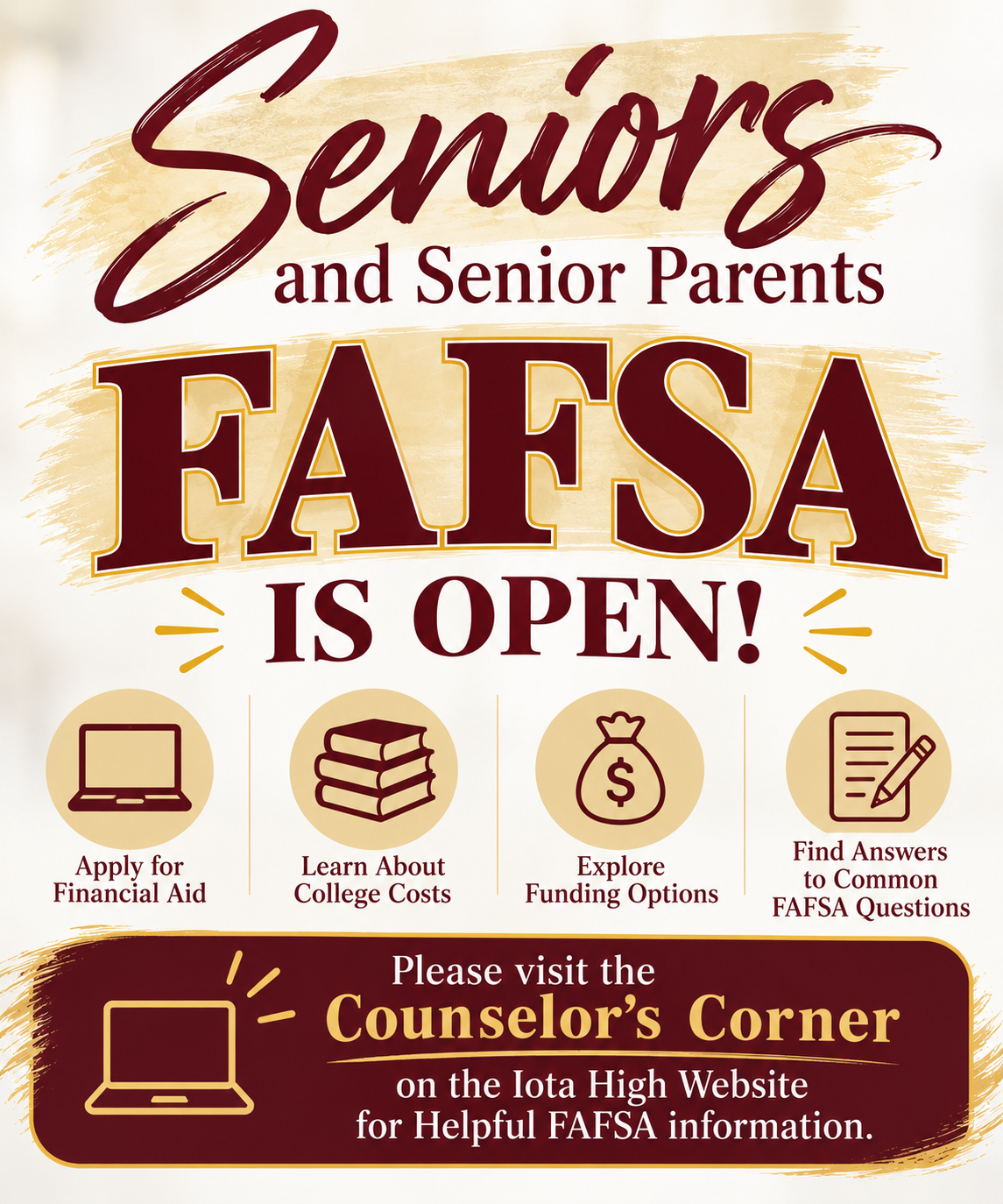FAFSA is Open!