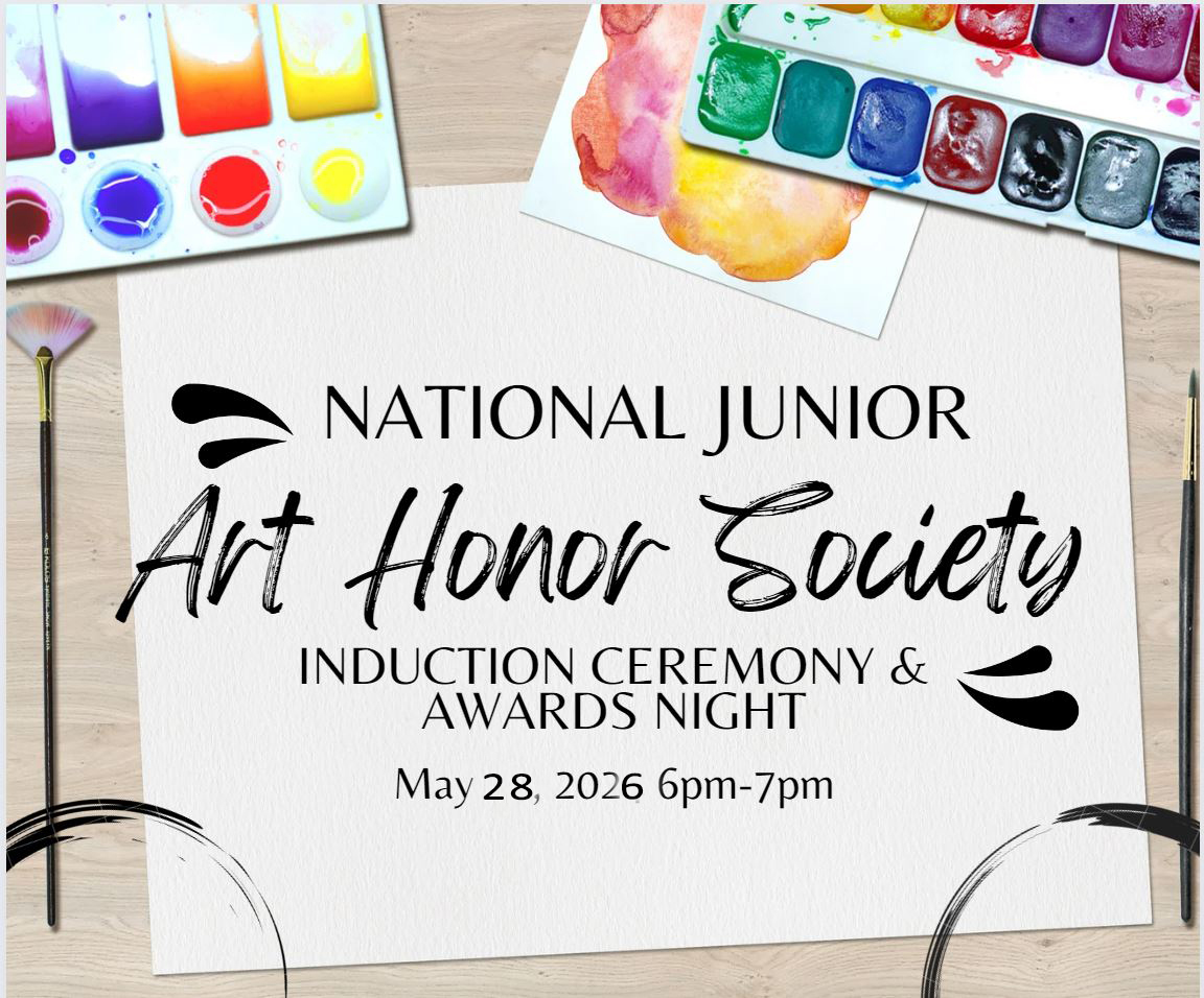 Art Awards and NJAHS induction invite