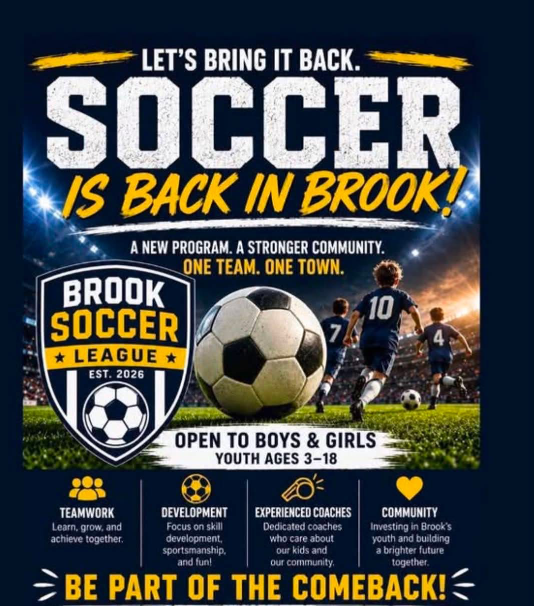 ⚽ BROOK SOCCER REGISTRATION – LAST DAY!