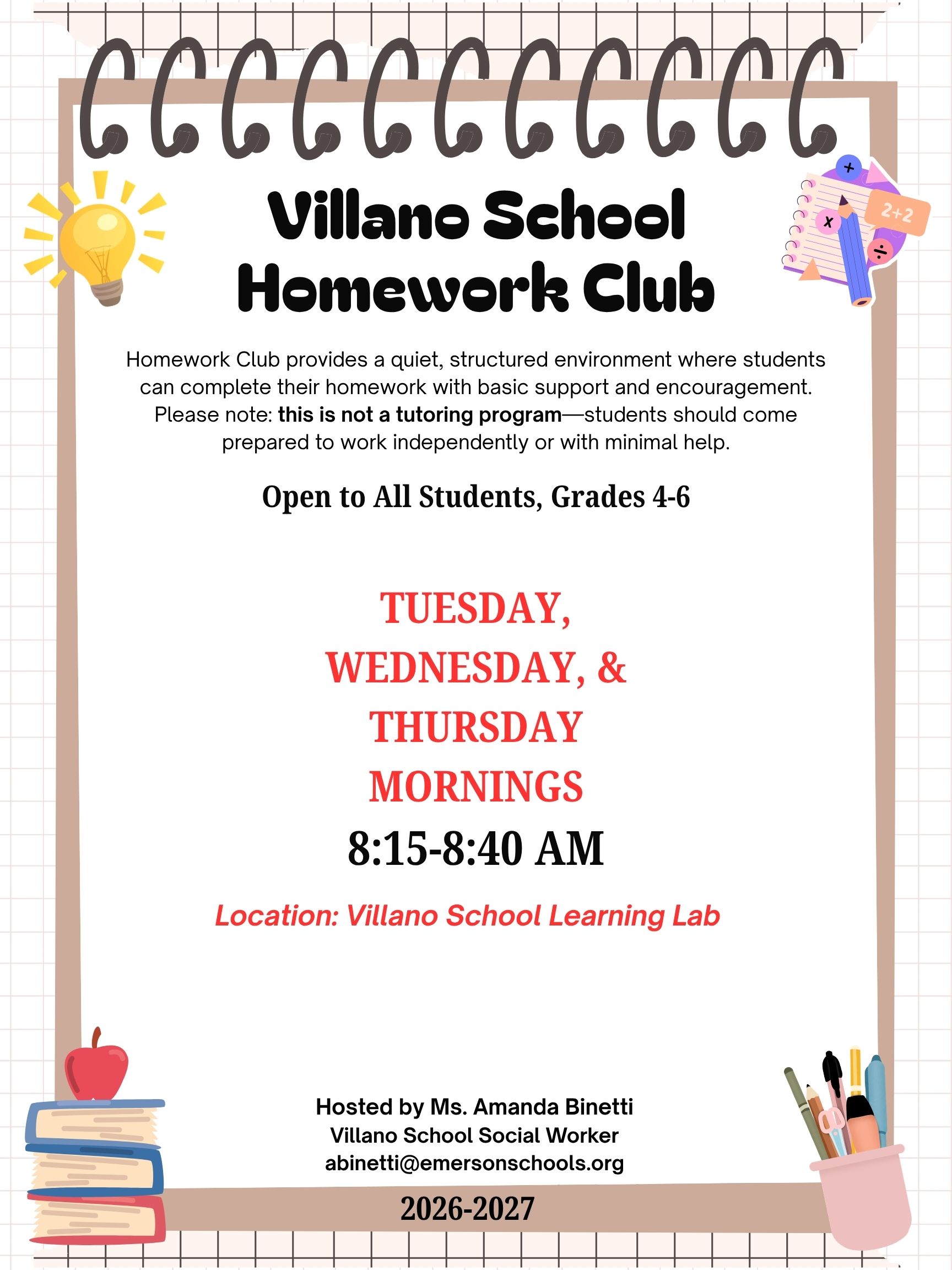 homework club