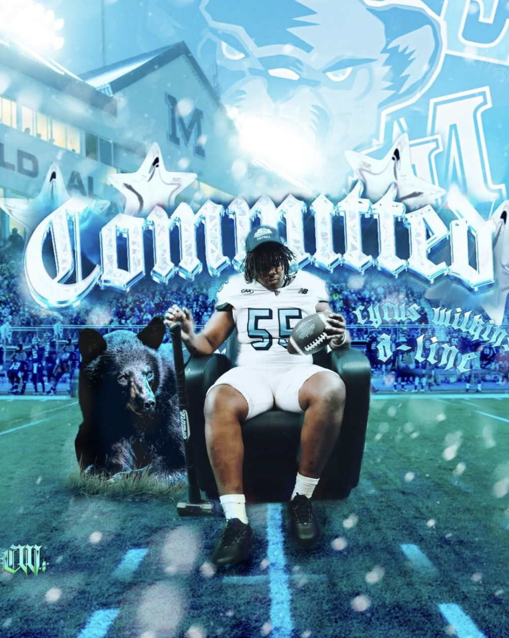 Congratulations to Cyrus Wilkins on his commitment to the University of Maine!!!