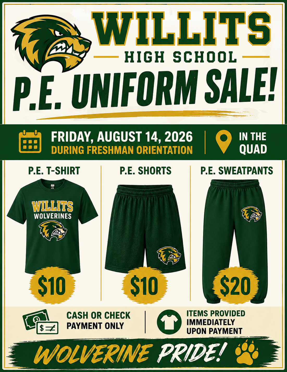 Freshman Orientation Friday: Services Available for ALL WHS Families