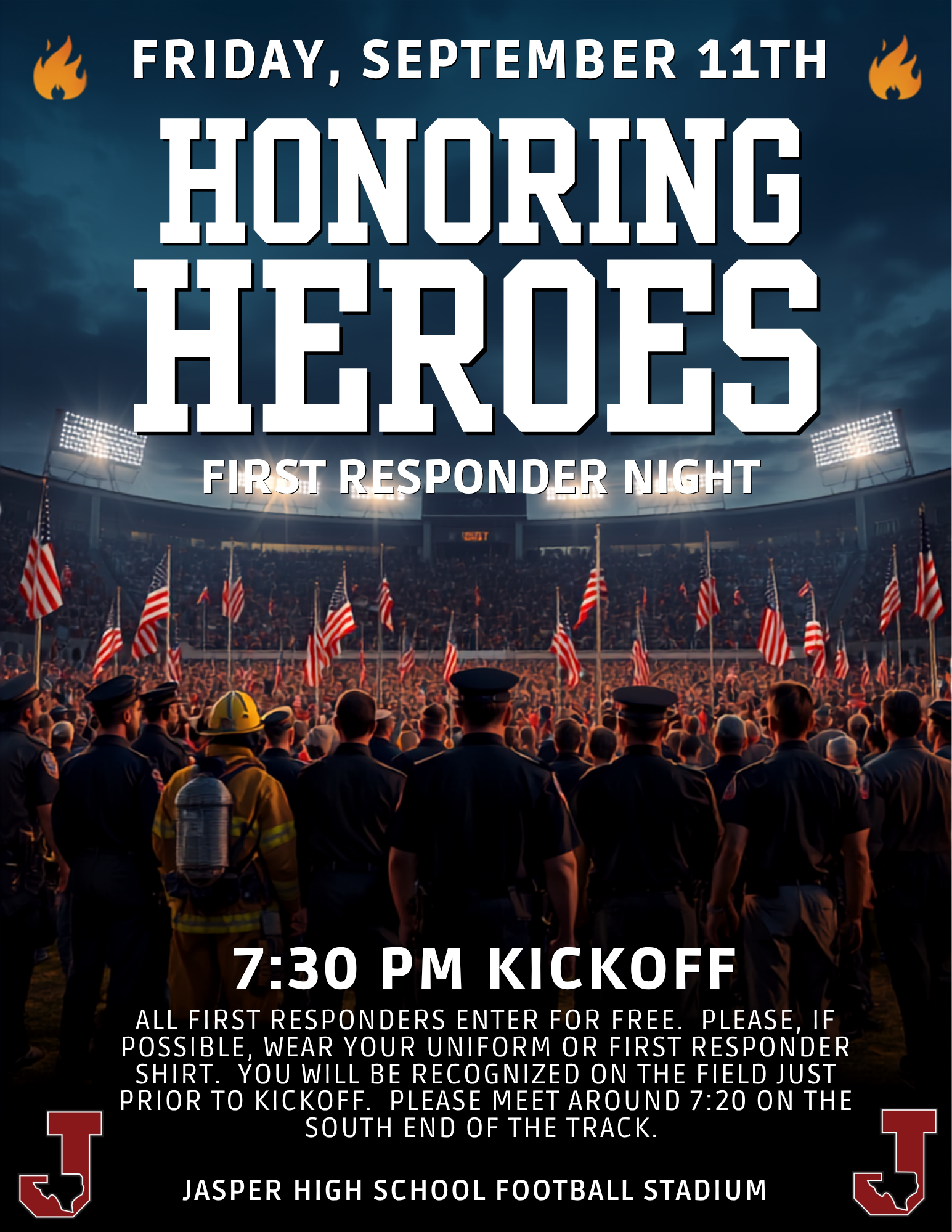 Jasper ISD honors First Responders