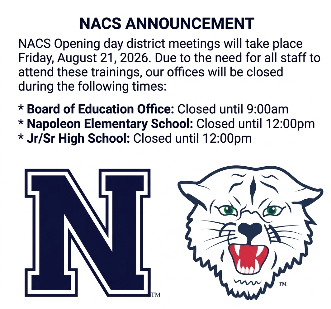 NACS Office Closures - August 21st