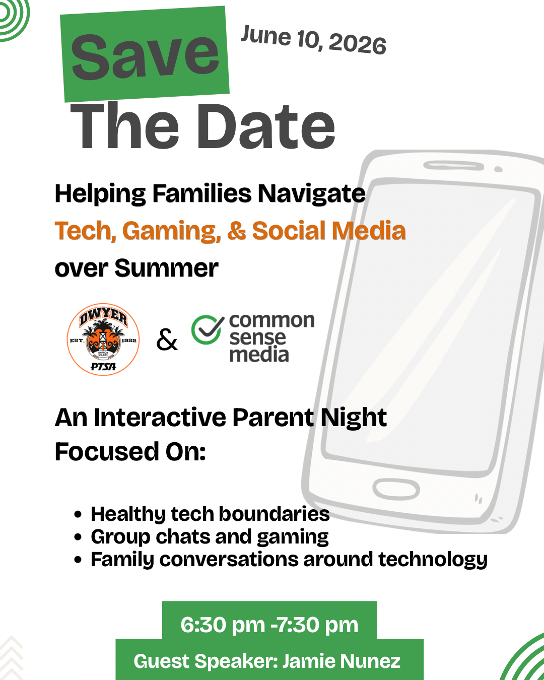 Parent Education Night: Technology, Screen Time & Raising Kids in a Digital World