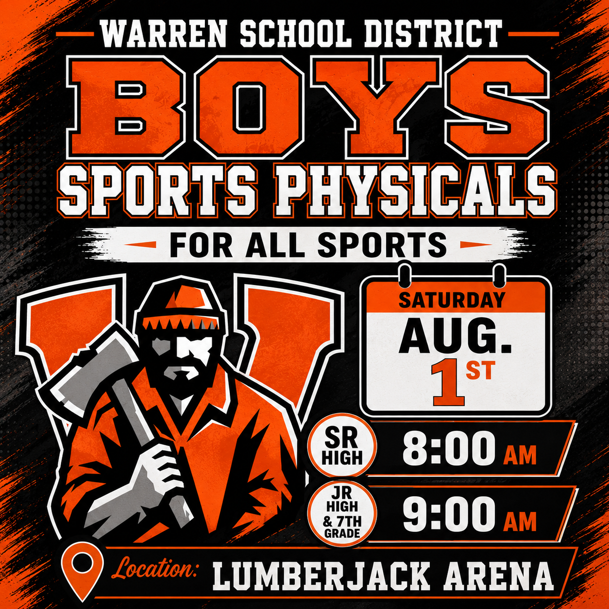 Boys Sports Physicals