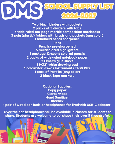 DMS Supply List 2026-2027
