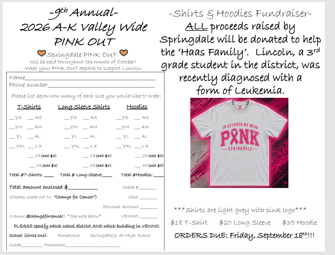 Pink Out Shirt Sale