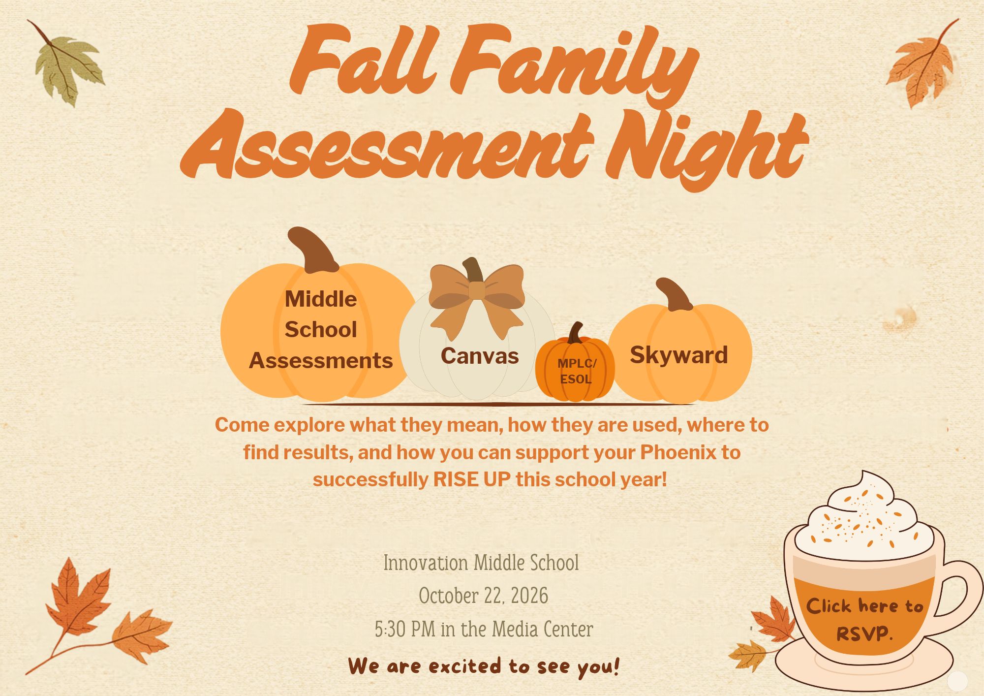 Fall Family Assessment Night