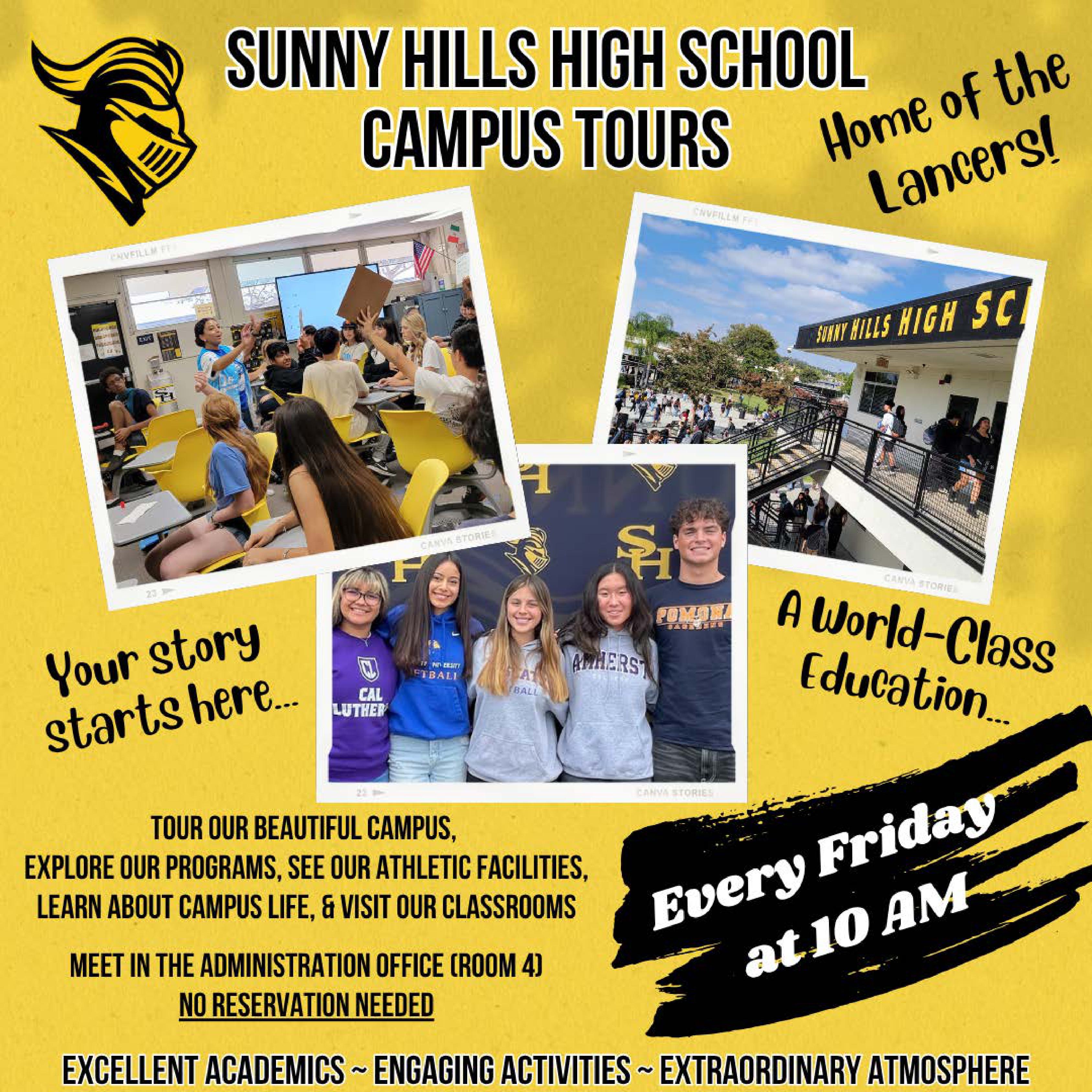 Campus Tours 2026-2027