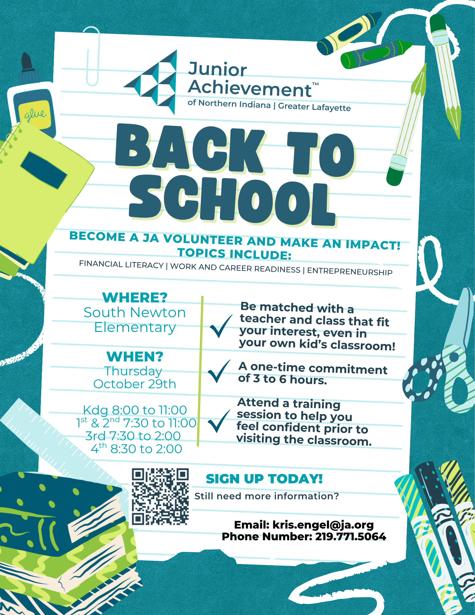 Junior Achievement Volunteers Needed!
