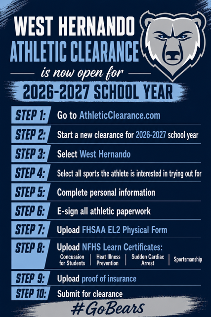 Athletic Clearance!