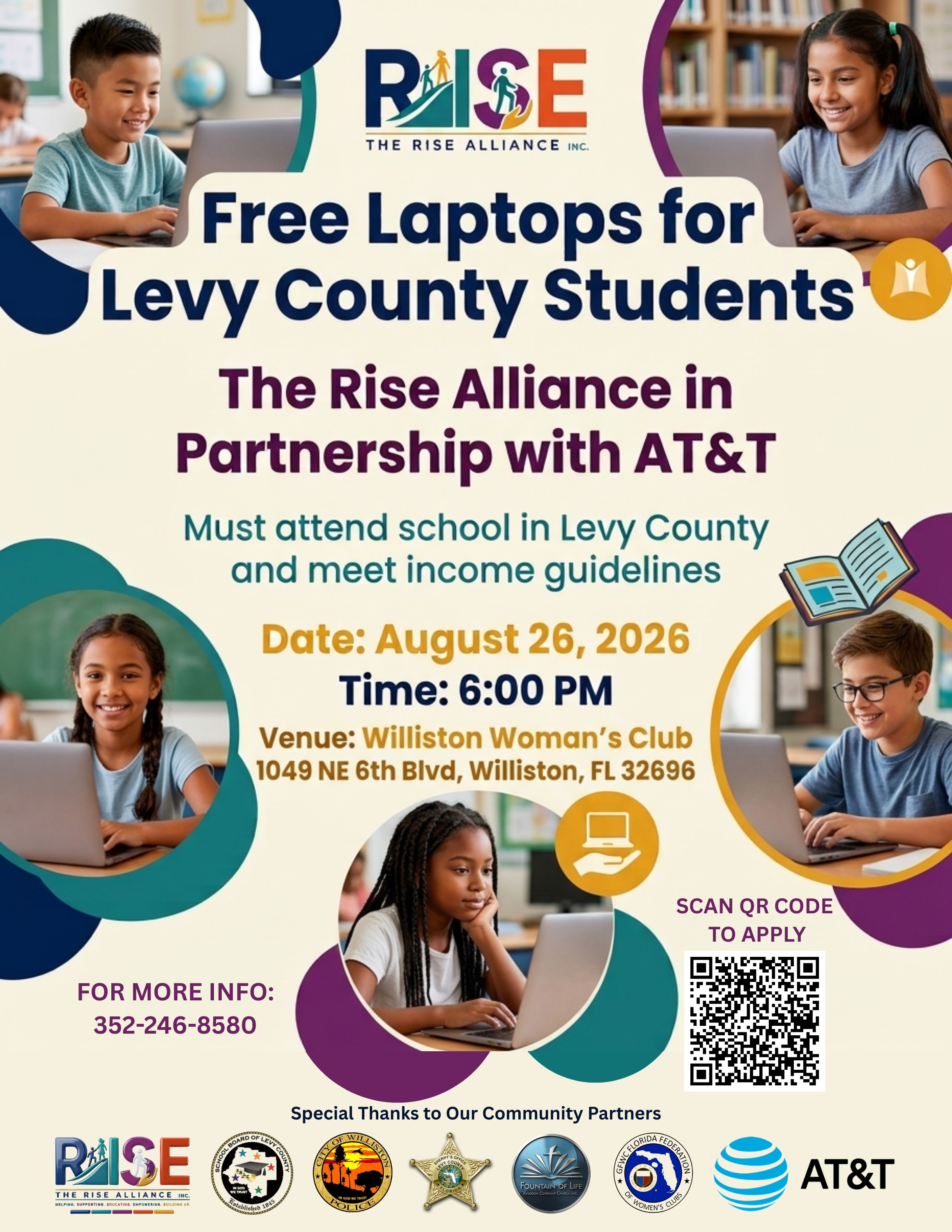 Free Laptops for Levy County Students 