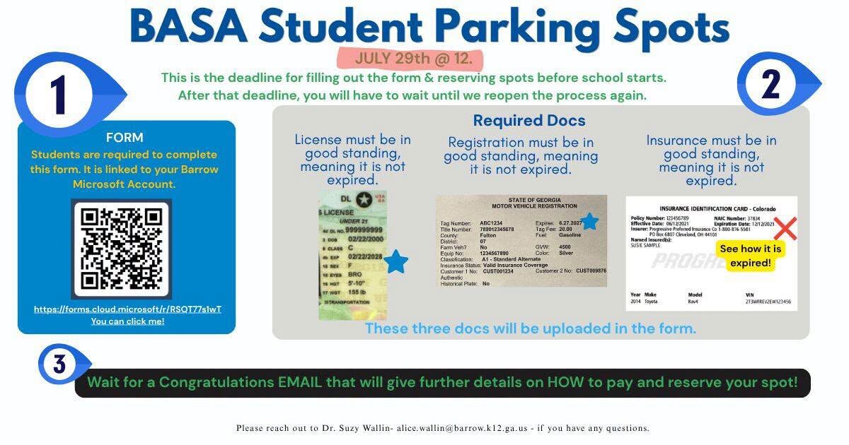 Student Parking Passes