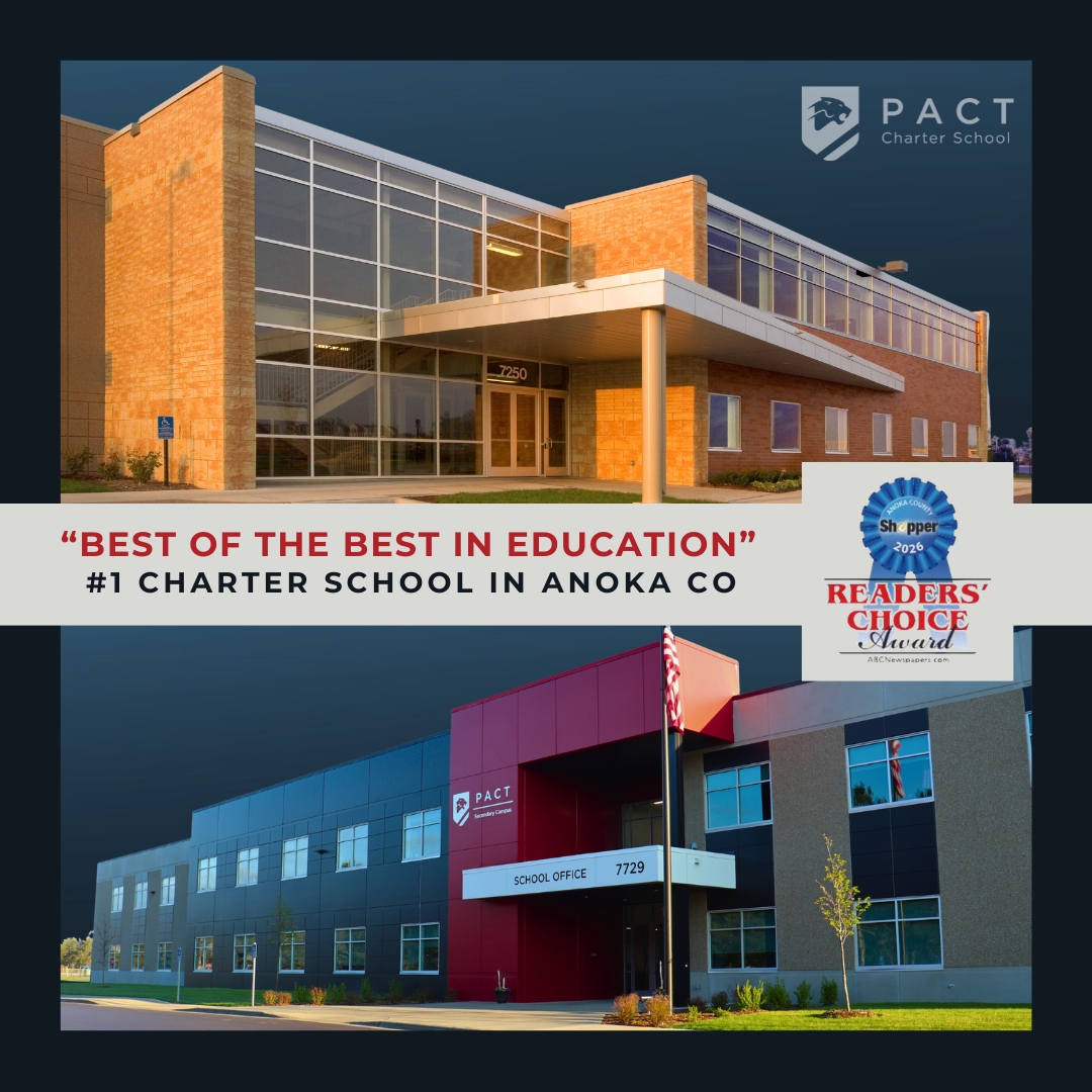 PACT Named Best Charter School in Anoka County