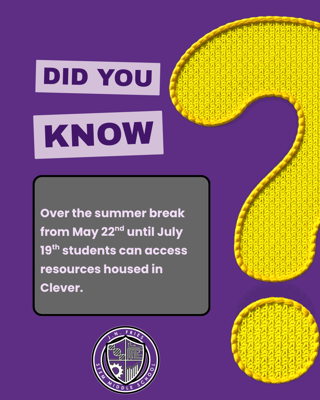 Student Summer Access to Clever