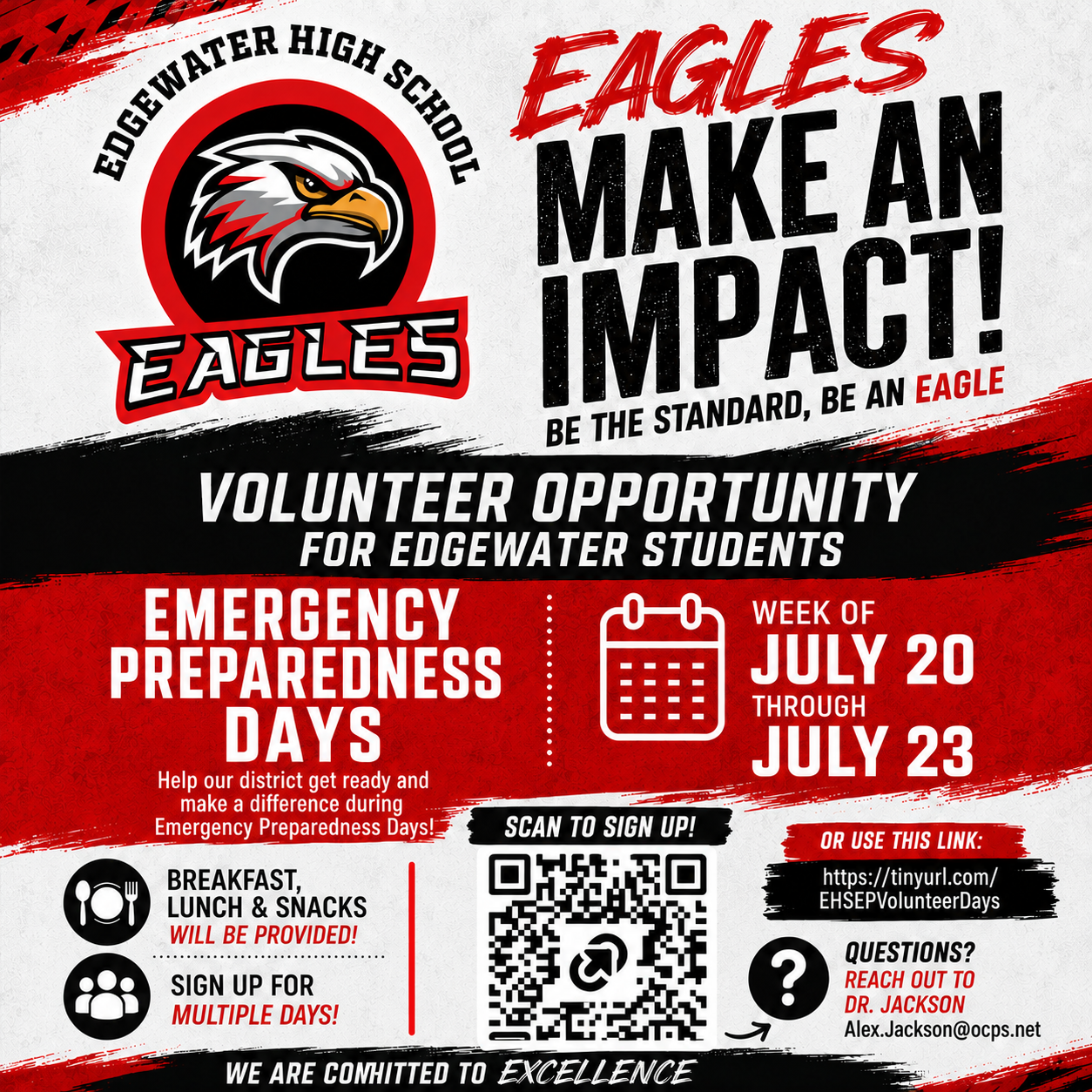 Volunteer Signup Days for Emergency Preparedness July 20 - July 23