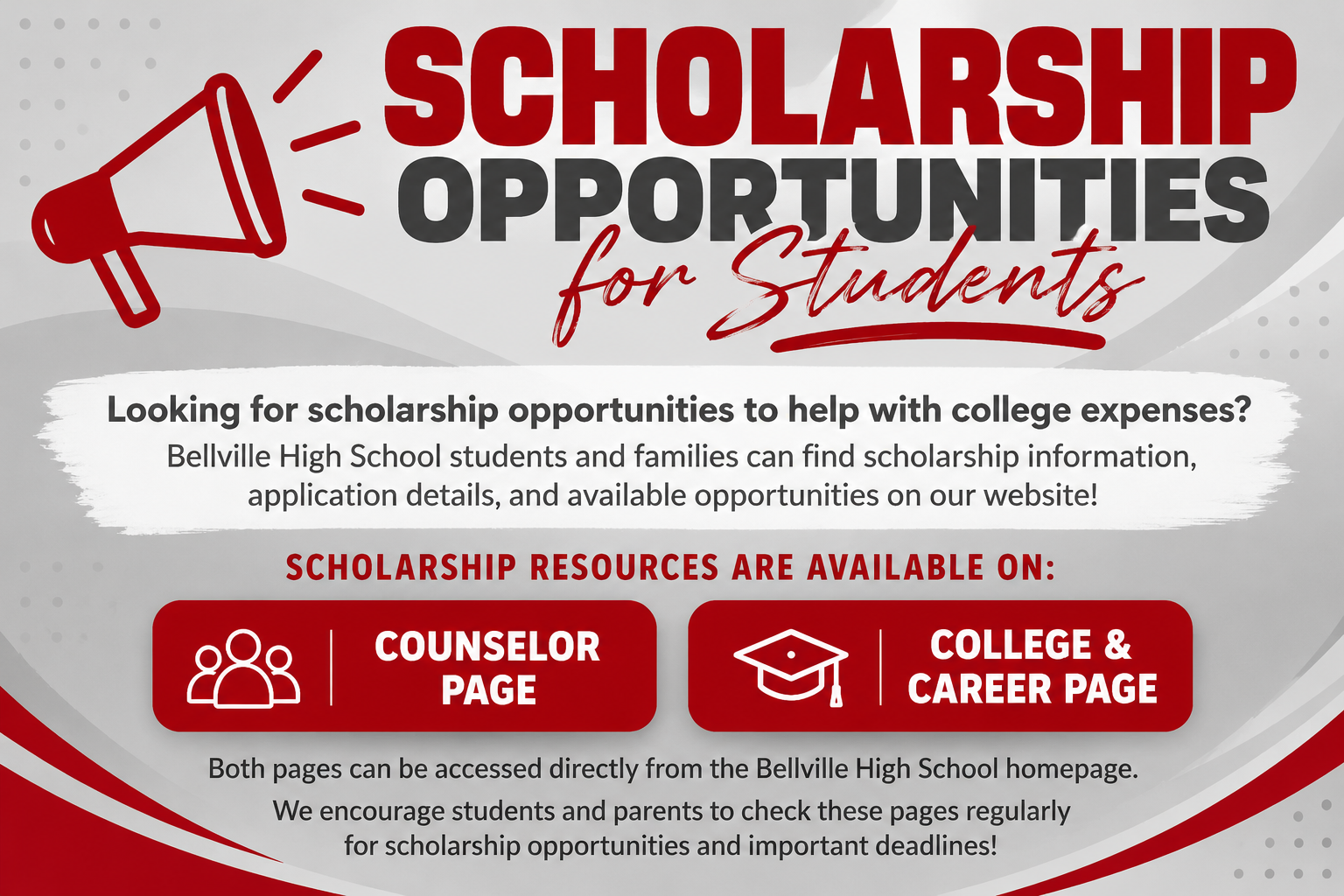 📣Scholarship Opportunities for Students