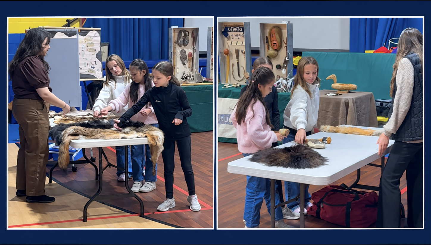 American Indian Territory Traveling Museum Visits Remsenburg-Speonk Elementary School