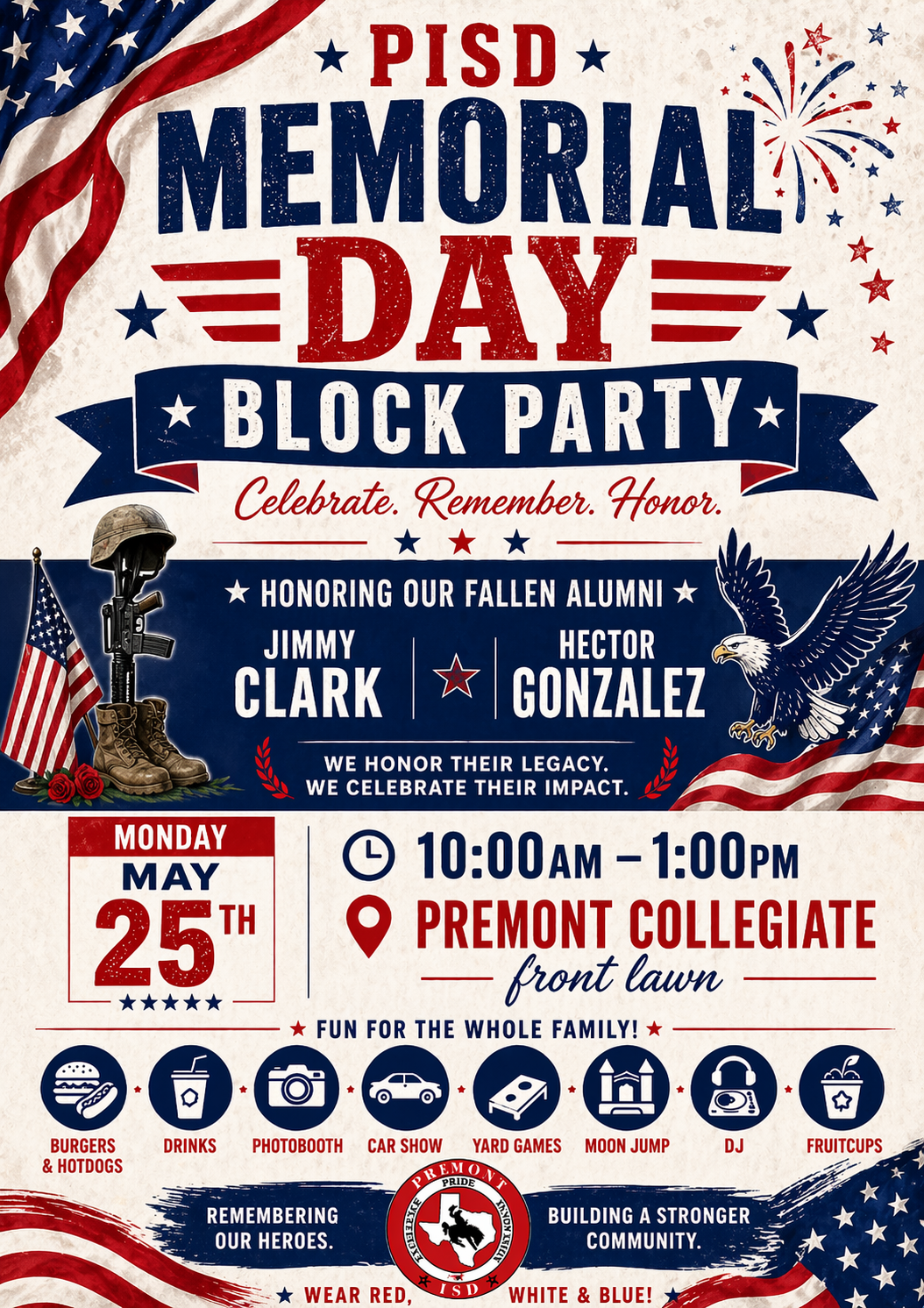 PISD Memorial Day Block Party