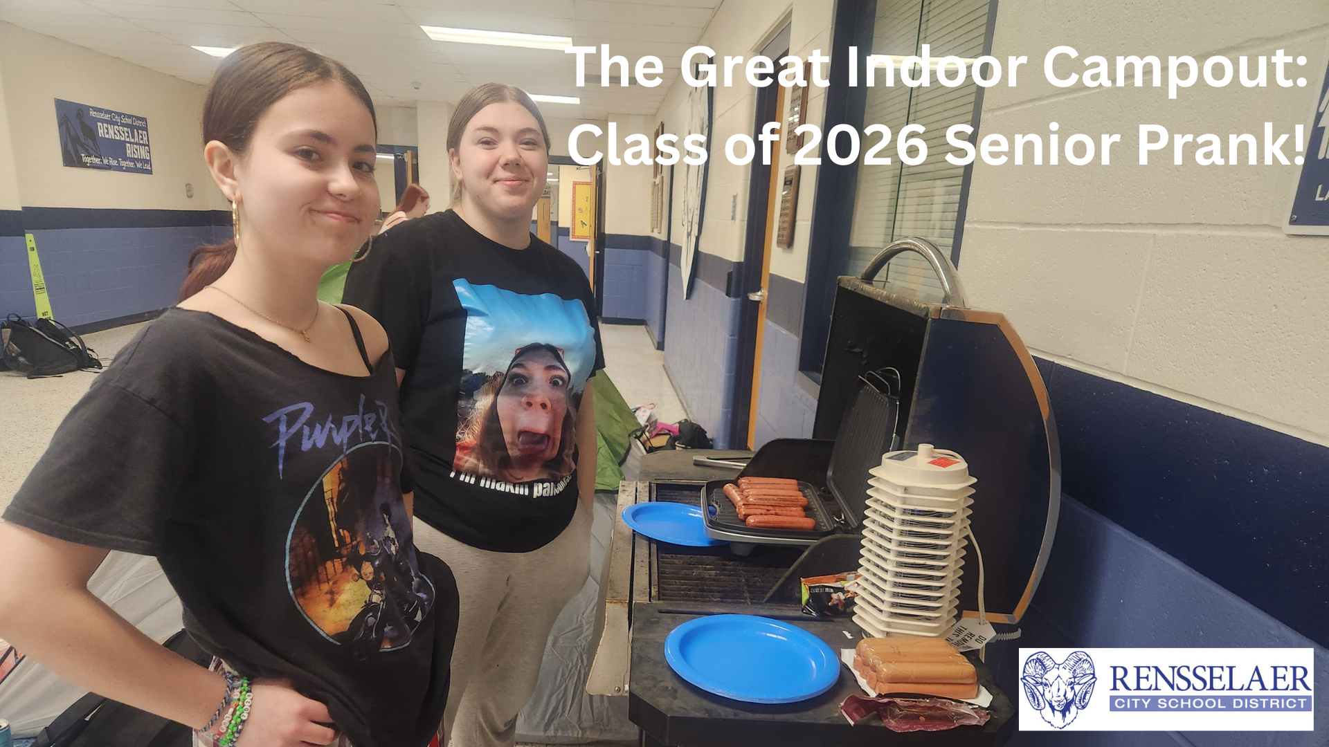 The Great Indoor Campout: Class of 2026 Senior Prank!
