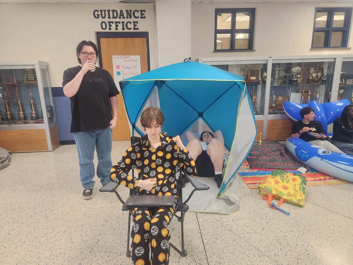 The Great Indoor Campout: Class of 2026 Senior Prank!