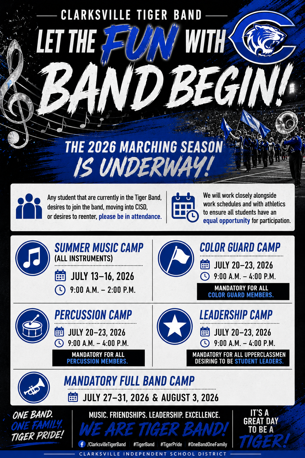 TIGER BAND 2026