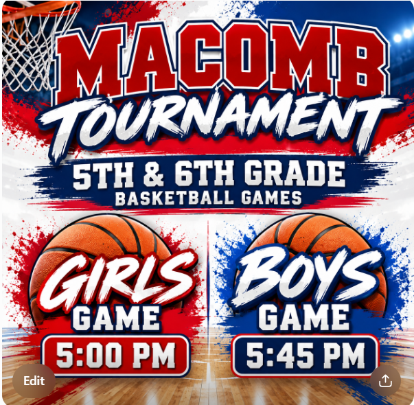 Reminder: 5th & 6th grade games today, 10/20.